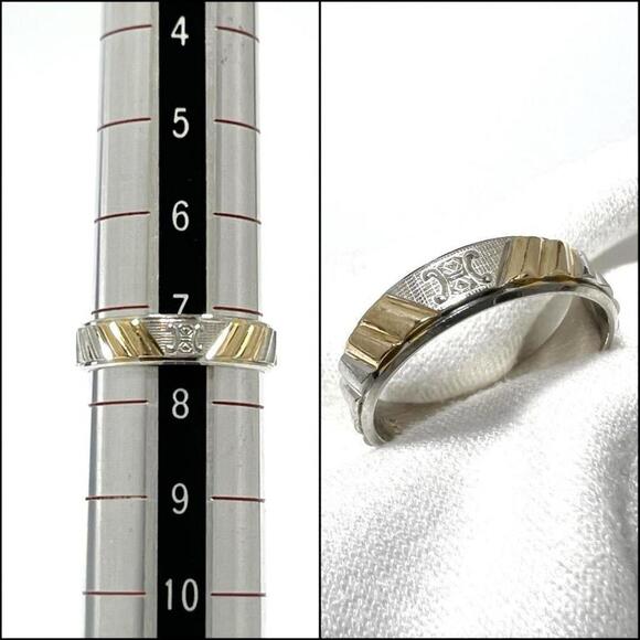 CELINE 18k Yellow Gold Ring - Picture 9 of 10